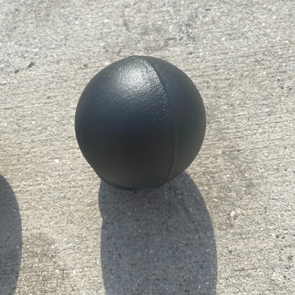 RH Restoration Hardware INDUSTRIAL HAND-FORGED SMOOTH BALL FINIAL BLACKENED IRON